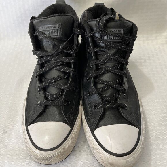 Converse Chuck Taylor Black All Star Street Lugged Mens 11.5 Sneakers Shoes - Picture 2 of 10